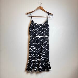 Redux Philip Dicaprio Silk Polka Dot Midi Dress - Size 8